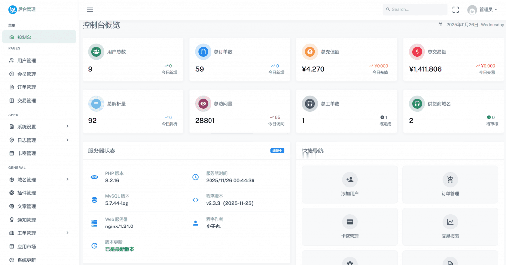 迅风DNS Pro二级域名分发V2.3.3-北极博客